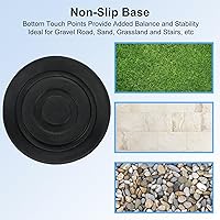 Vista 7 de supregear Puntas de caña de 1 pulgada, puntas de bastón resistentes de 1 pulgada, reemplazo de puntas de goma de 0.984 in/1 pulgada, paquete de 2