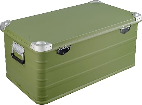 Vista 32 de Eylar Crossover Aluminio Overland Storage, maletero, caja de carga de metal, caja de almacenamiento (combo de 4 piezas, negro) 30L, 50L, 95, 147L