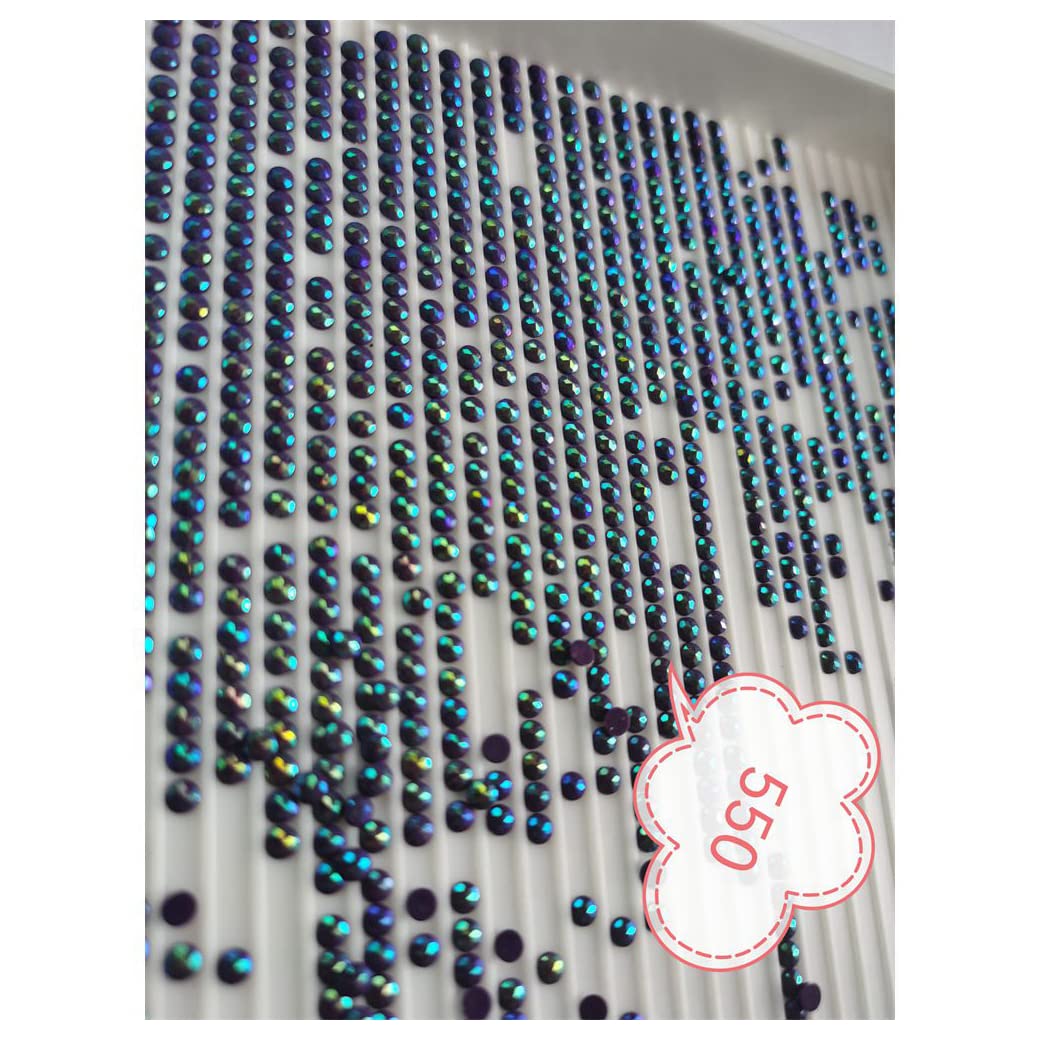 120000 Pieces 5D Shiny AB Round Drills AB Diamond Rhinestone for Diamond Painting Accessory 60 Colors Christmas Home Decoration (Per Color= 2000 Pieces)
