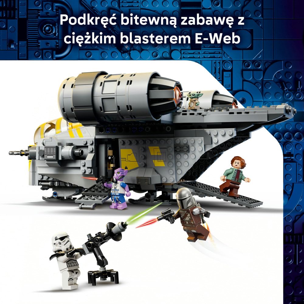 LEGO Star Wars Brzeszczot 75447 | Statek kosmiczny, zabawka dla 10-latka, prezent Star Wars dla dzieci, klocki dla chłopca i dziewczynki, 930 elementów