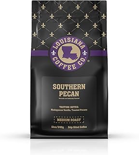 Southern Pecan | Louisiana’s Coffee | Smooth Medium Roast Drip Ground with Toasted Pecans & Vanilla | Warm Southern Comfort