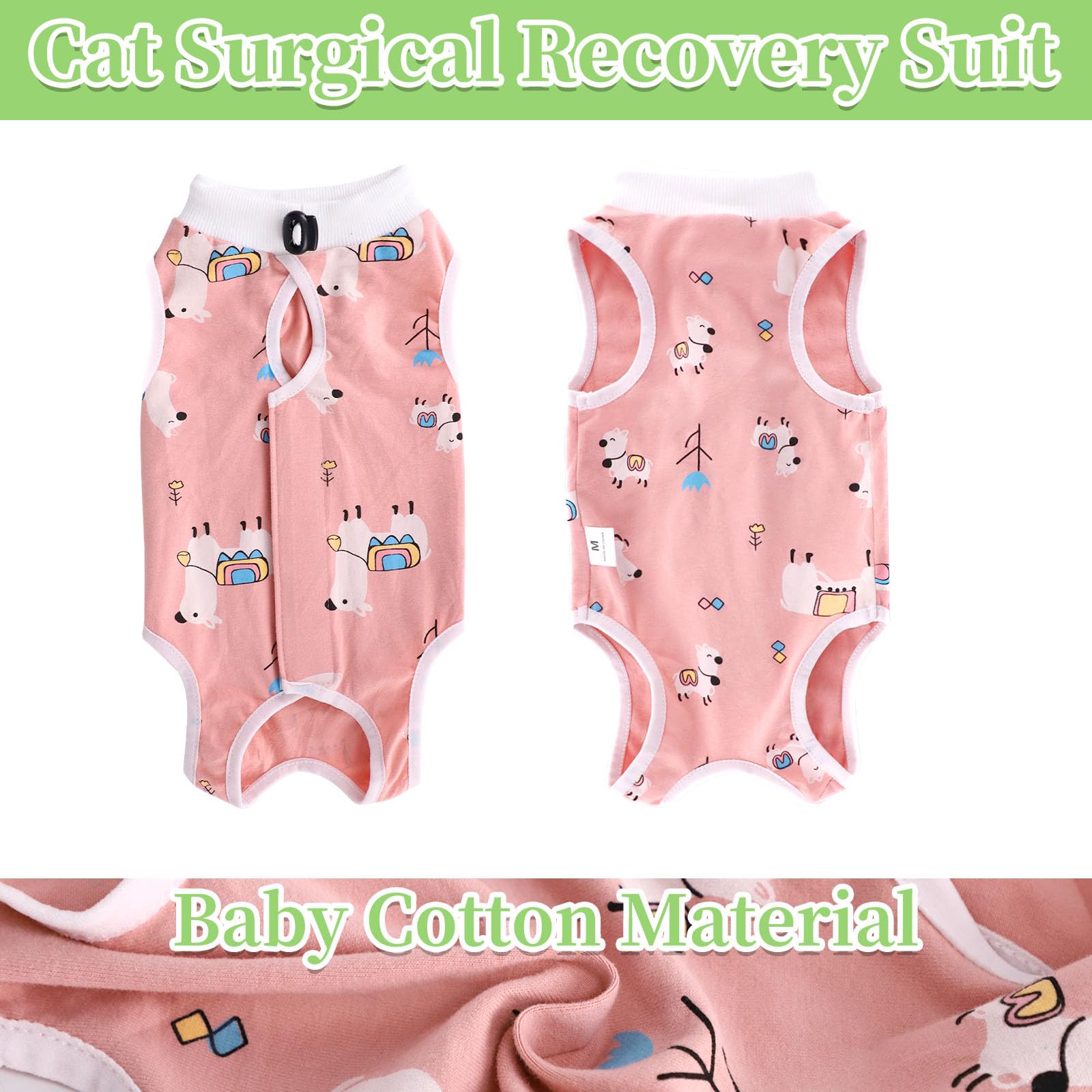 GOZINA 2 Pack Cat Recovery Suit - Image 4
