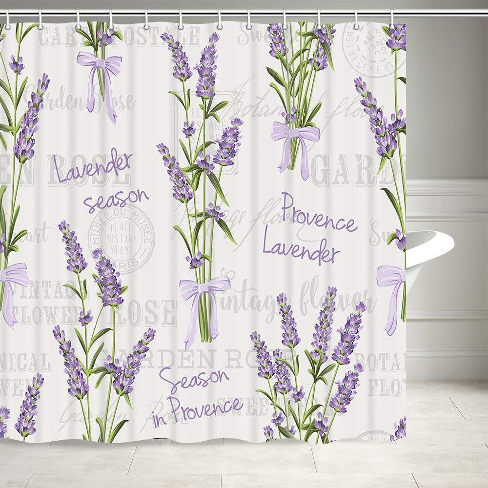 Lavender Shower Curtains Curtains & Drapes