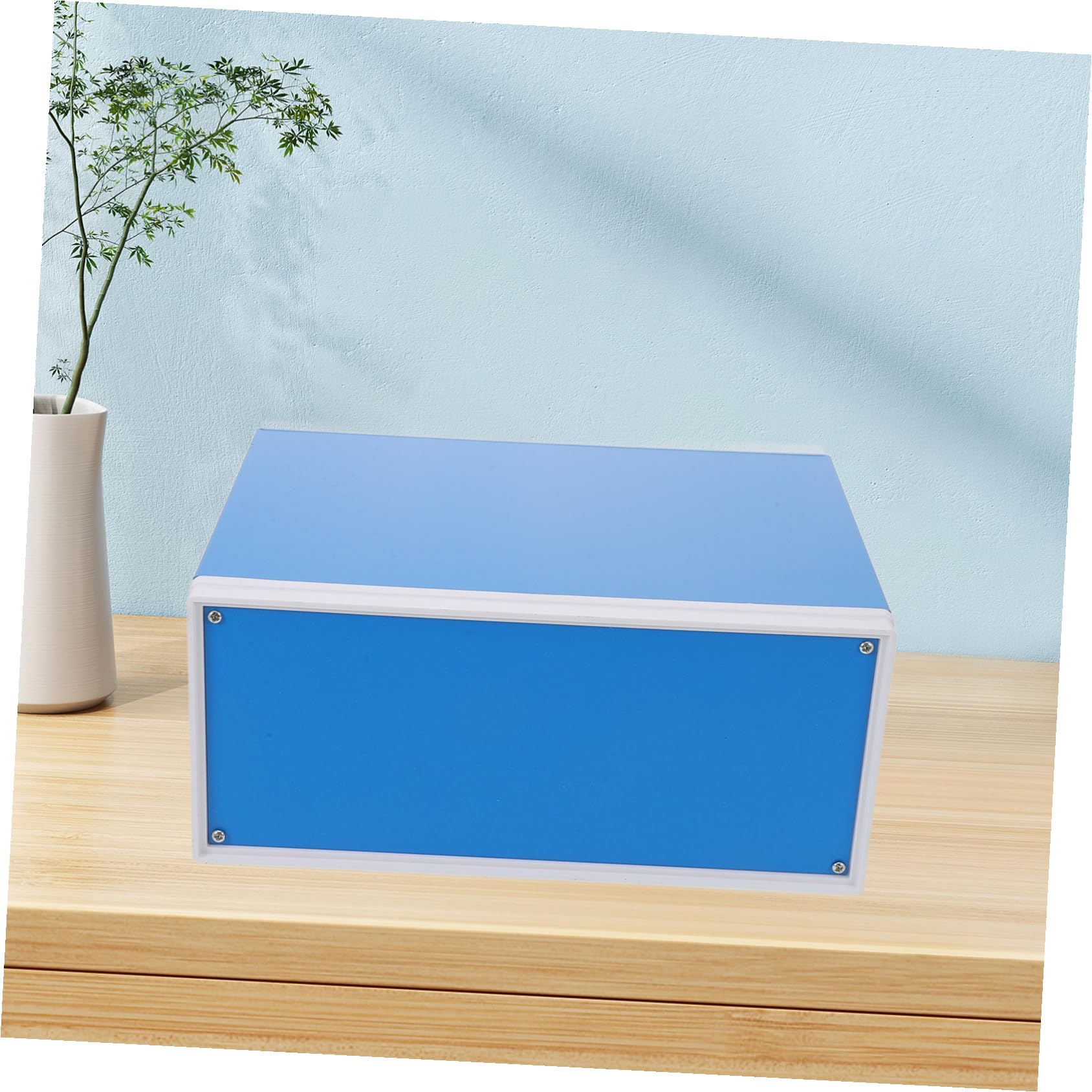 Scatola Elettrica in Metallo Blu 110x250x190mm per Piccoli Terminali e Scatole di Segnale, Facile da Posizionare e Sollevare, per Stazioni della Metropolitana e Aeroporti