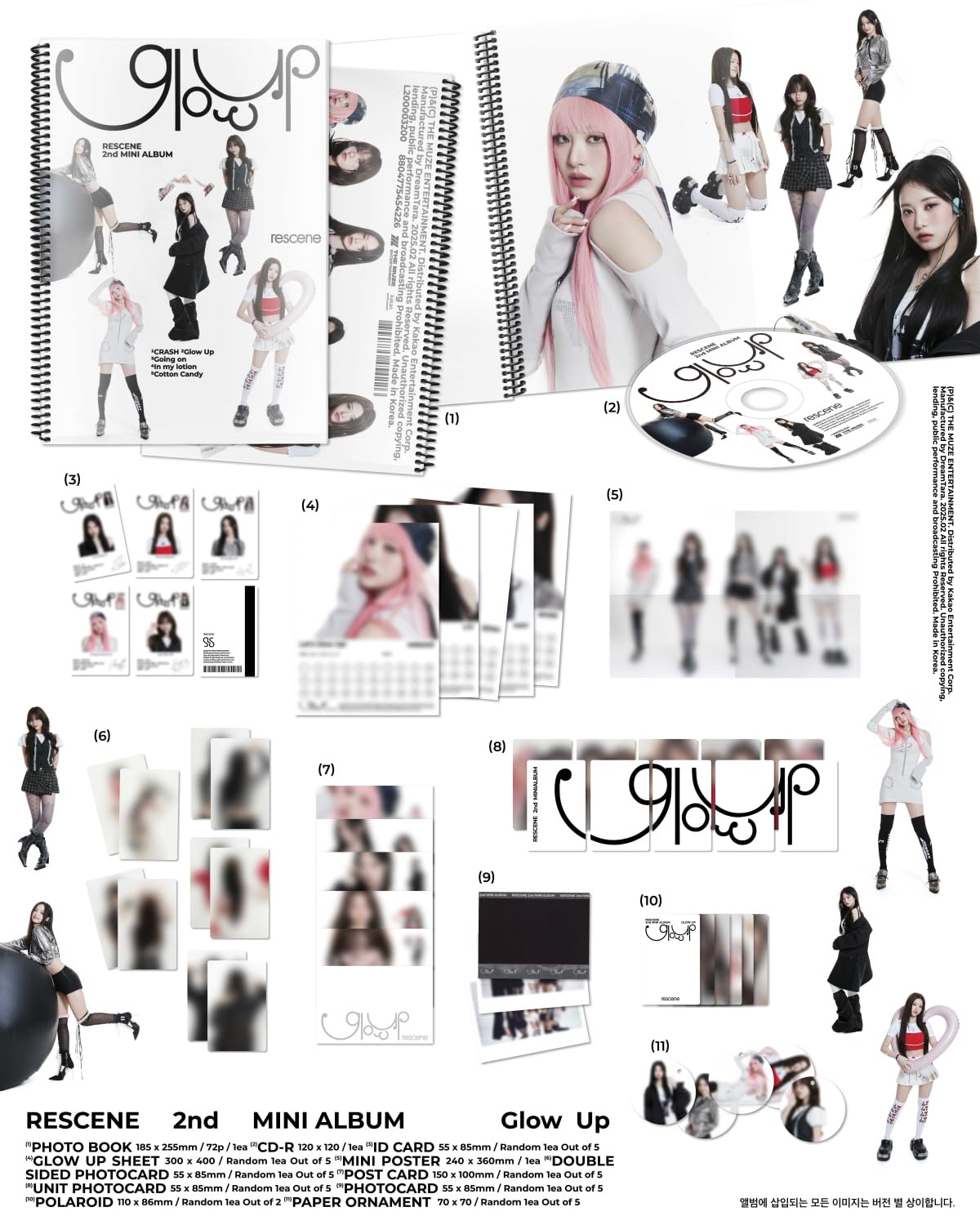Amazon.co.jp: リセンヌ RESCENE Glow Up 2ndミニアルバム [韓国