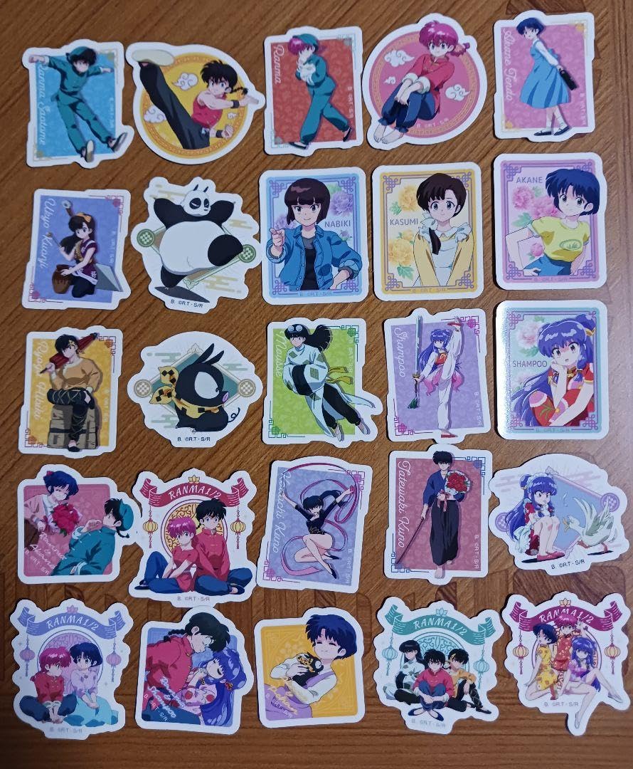 Amazon | コンプリート らんま1/2 25種類 ダイカット ステッカー