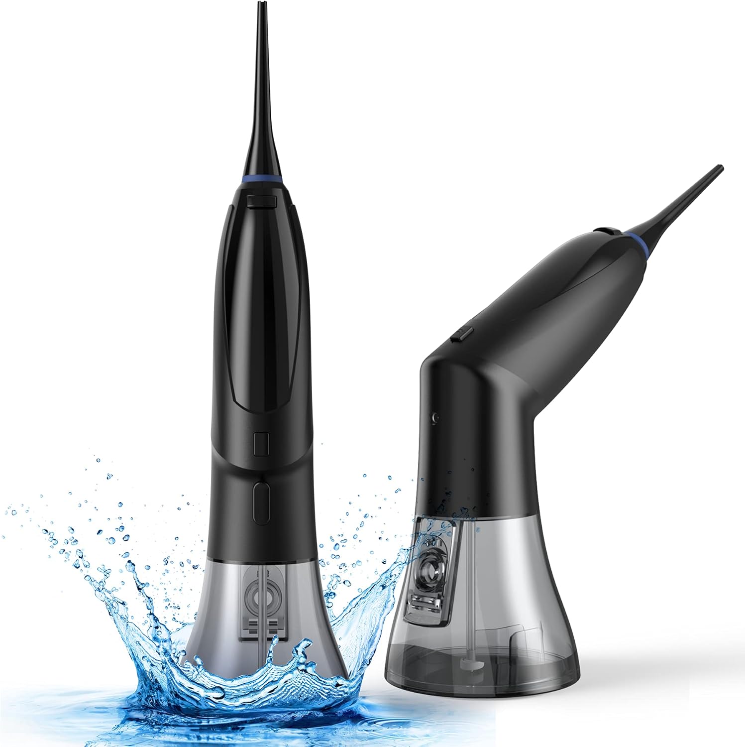 Water Flosser Cordless, SHANDII Portable Oral Irrigator, Deformable Dental Cleaner with 4 Modes and 6 Jets, Detachable Water Tank, IPX7 Waterproof, USB Rechargeable, for Home and Travel, ABB882 : Beauty & Personal Care