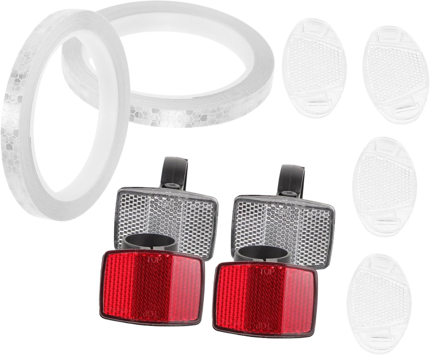 YARNOW Bicycle Reflector Rear Light Bike Rear View Wheel Front Light Lights Front and Back Cycle Lights