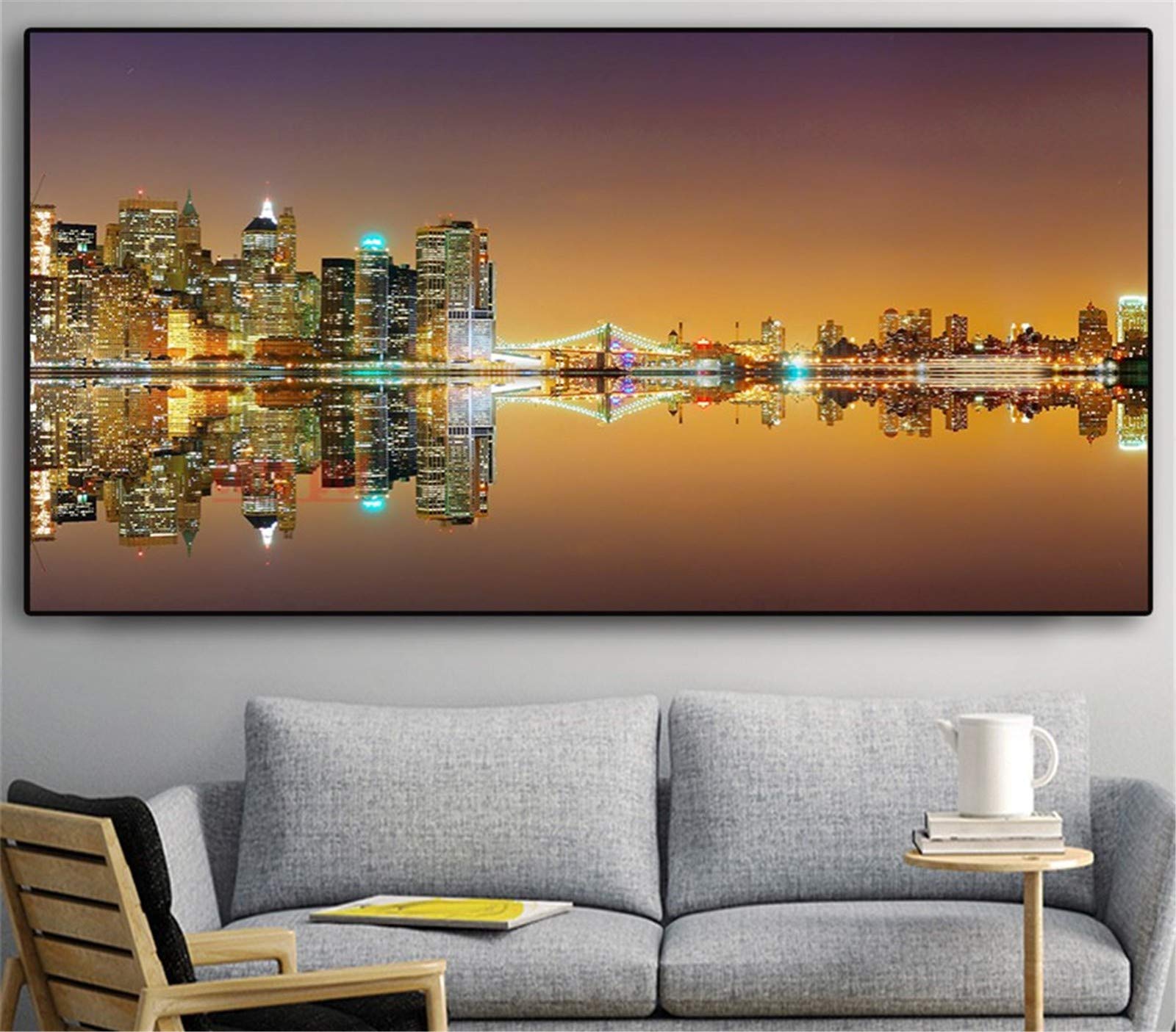 Kit broderie diamant New York de grande taille aux finitions luxe