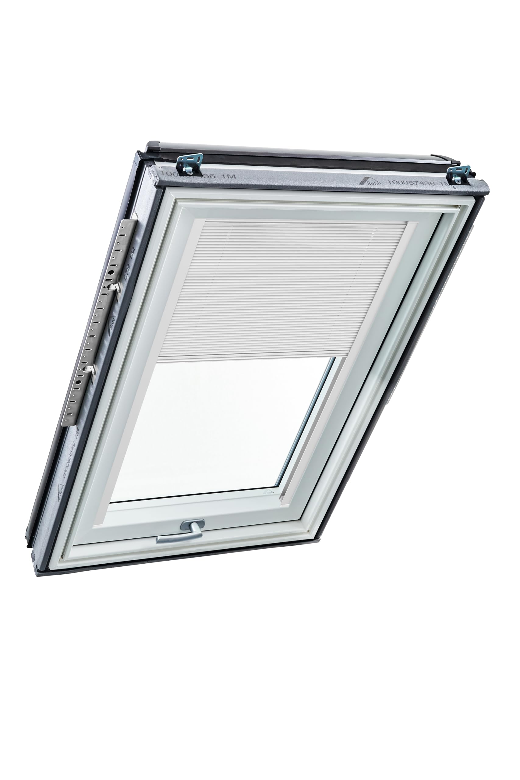 Store Plissé Original Roto ZFA Blanc pour une Chambre sous les Combles