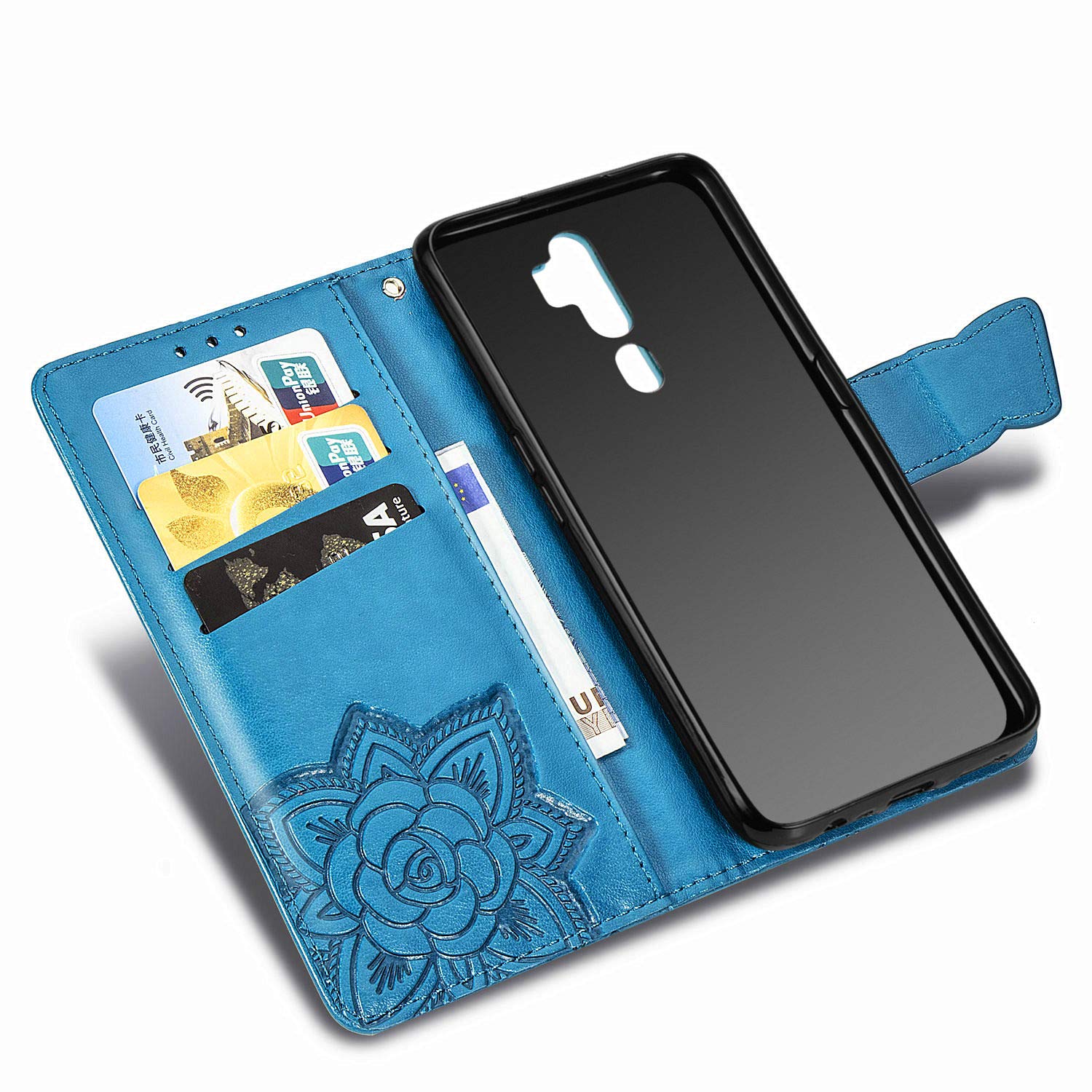 Amazon | OPPO A5 2020 ケース 手帳型 A9 2020 ケース 財布型 カード
