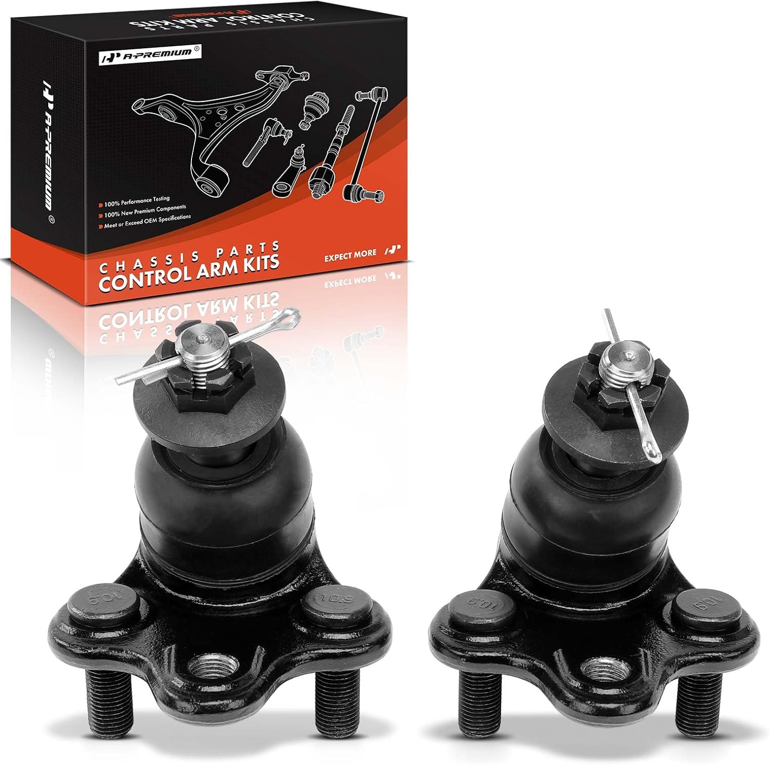 A-Premium 2 x Front Lower Ball Joints, Compatible with Toyota Highlander 2020-2024, Sienna 2021-2024, Grand Highlander 2024 & Lexus RX350 RX350h RX500h 2023-2024, TX350 TX500h TX550h+ 2024