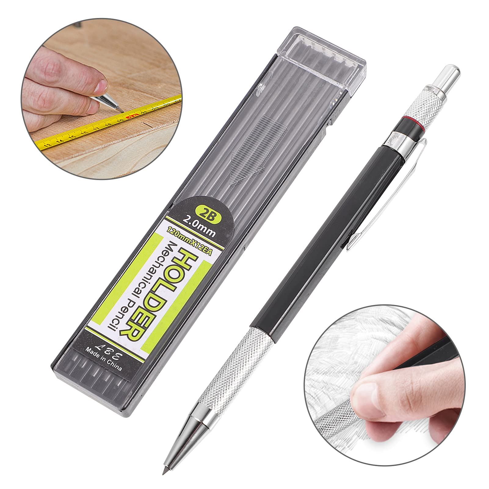 EXCEART 9sets Matite Meccaniche Plastica Per Studenti Design Creativo Forma Di Cactus Per Scrittura Disegno e Progetti Professionali