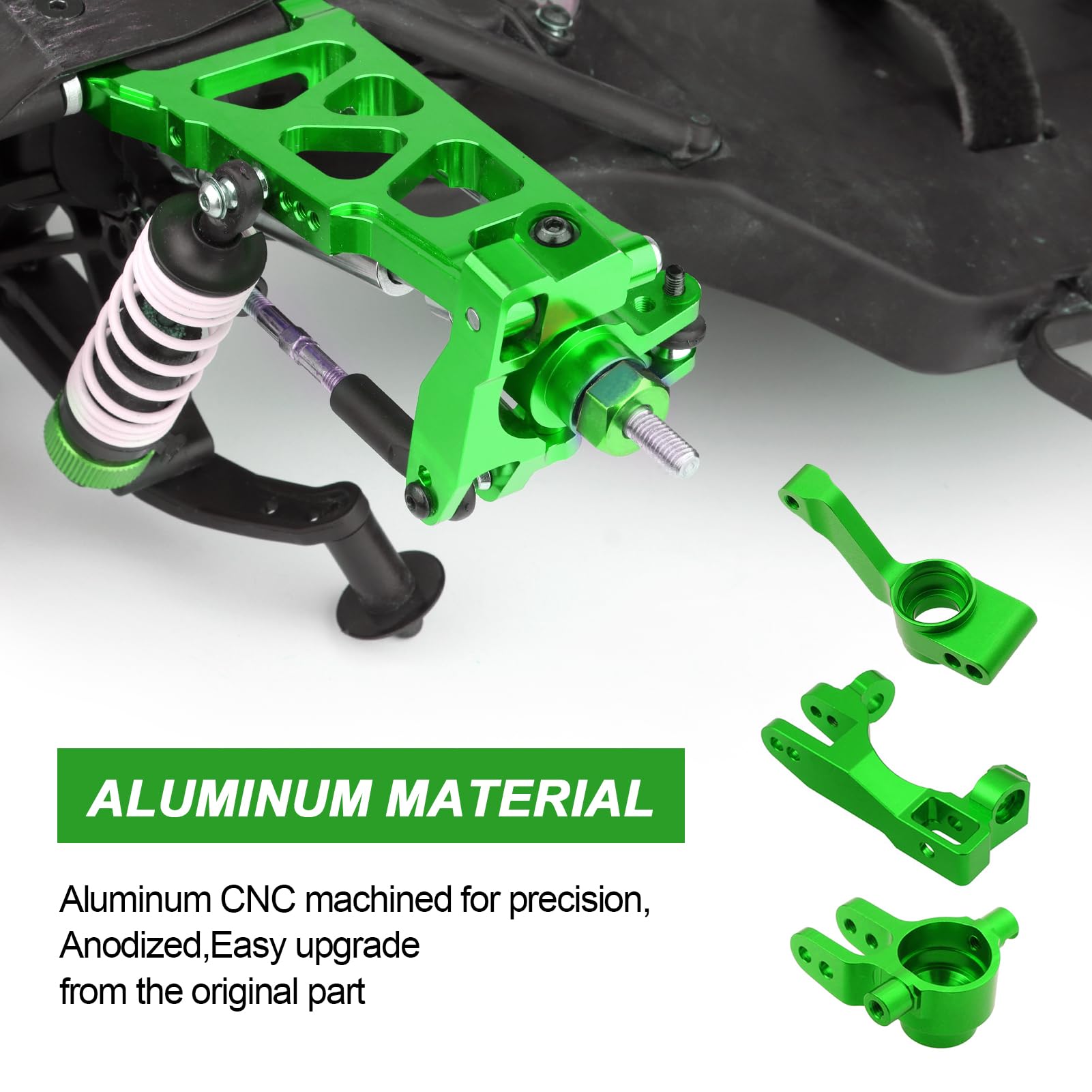 Amazon.com: Hobbypark Aluminum Steering Blocks Caster Blocks