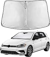 Vista 268 de EcoNour Parasol para parabrisas de camiones con bolsillo de almacenamiento Parasol reflectante de material 240T para protección contra rayos UV