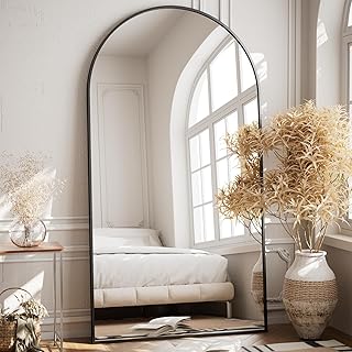 VooBang 35 x 78 Inch Large Arched Mirror Full Length - Stylish Shatterpr...