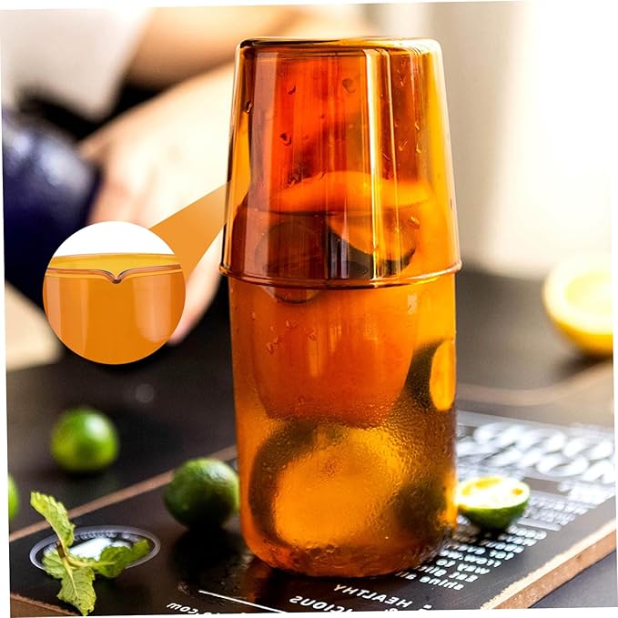 Set de Vaso y Botella de Vidrio Borosilicato miniatura 9
