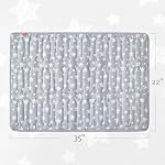 Dog Mat, Soft Bed Mat with Cute Prints, Anti-Slip Bottom Dog Mat for Medium Large Dogs (22" X 35"). Machine Washable Pet Mattress for Dog Sleeping