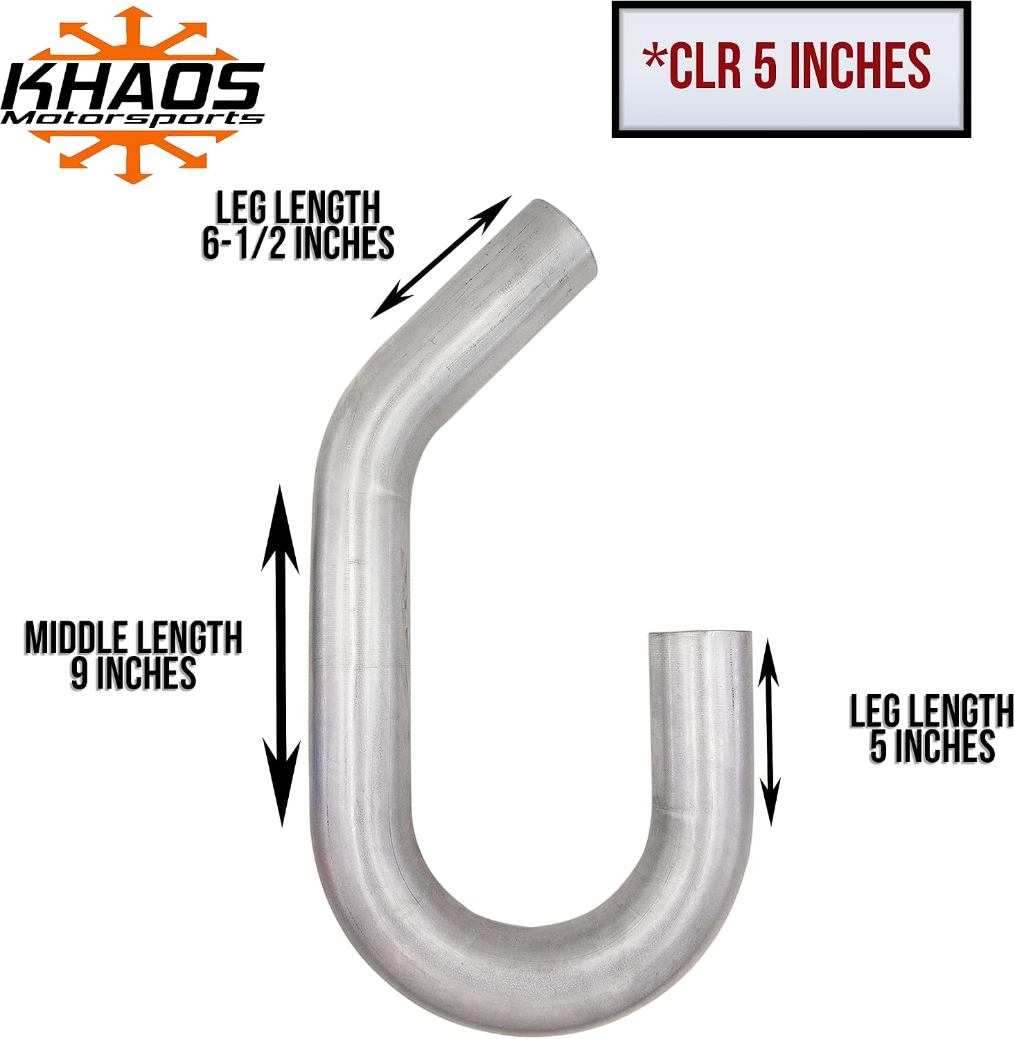 3" 180 and 45 Degree Combo 16ga. Aluminized Mandrel Bend USA Khaos Motorsports 2 Pack