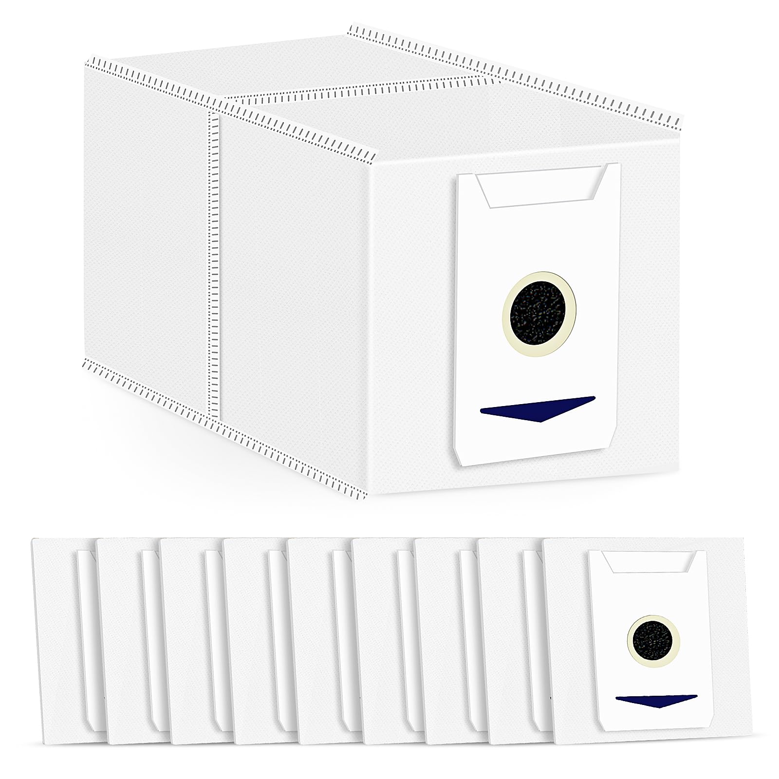 AiLomey Ersatzteile-Set Für Ecovacs Deebot T30 Omni / T30 Pro Omni | 1x Hauptbürste, 2x HEPA Filter, 4x Beutel, 4x Tücher, 2x Seitenbürsten
