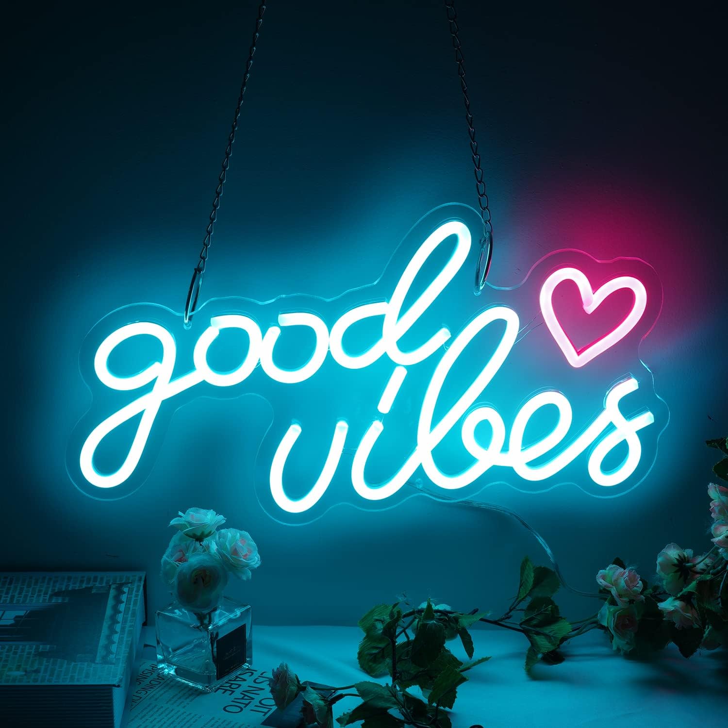 Custom Neon Signs LED for Wall Decor Room Decor Personalized Design Nails Neon Name Sign for Bedroom Wedding Birthday Party Gift Home Various Color Easter Decorations (Optional 10" to 55") 10"