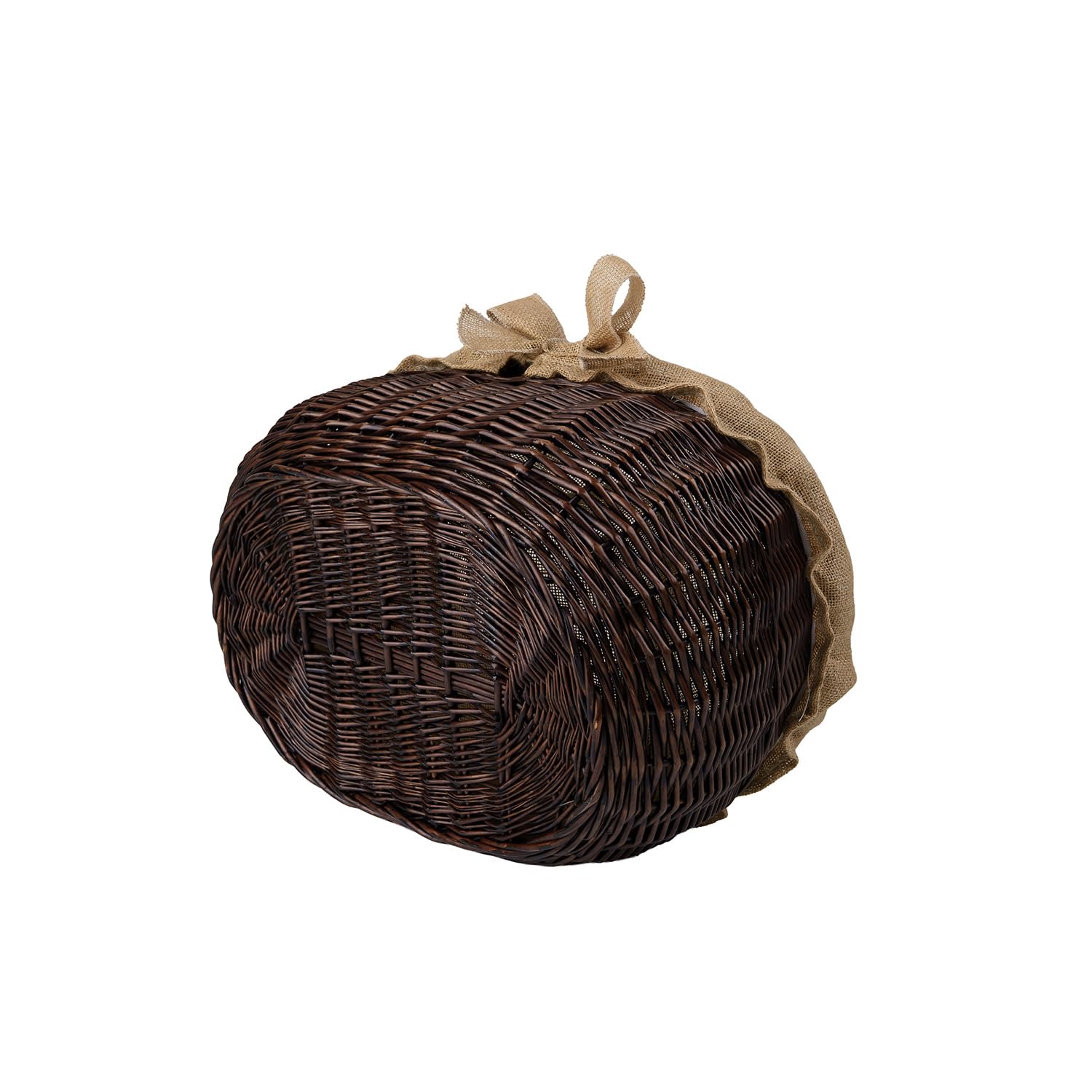 Cesta Portalegna da Interno in Vimini Porta Legna da Interni Fatto a Mano Cesta in Vimini per Legno Cestino per tronchi Ceste per Legna da Interno