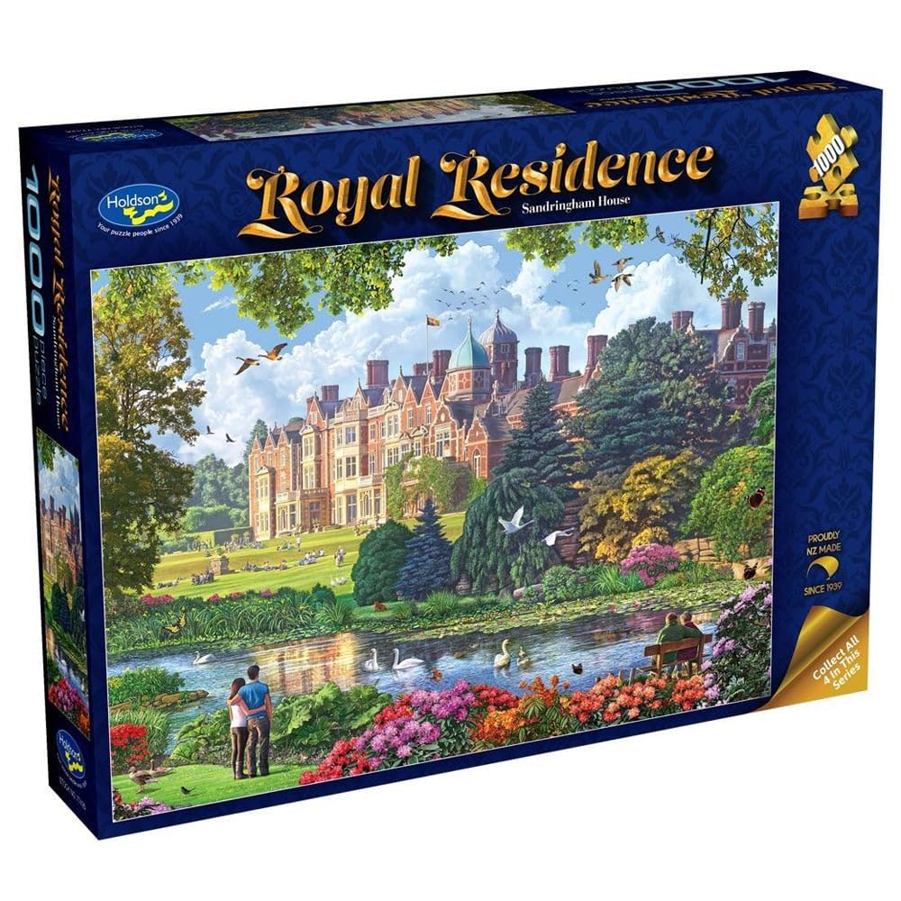 Holdson Royal Residence Sandringham House 1000 Piece Jigsaw Puzzle