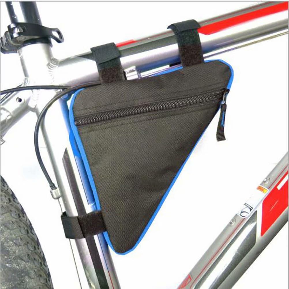 Bike Bag, Sport Bicycle Storage Bag, Triangle Saddle Frame Strap-On Pouch for Cycling