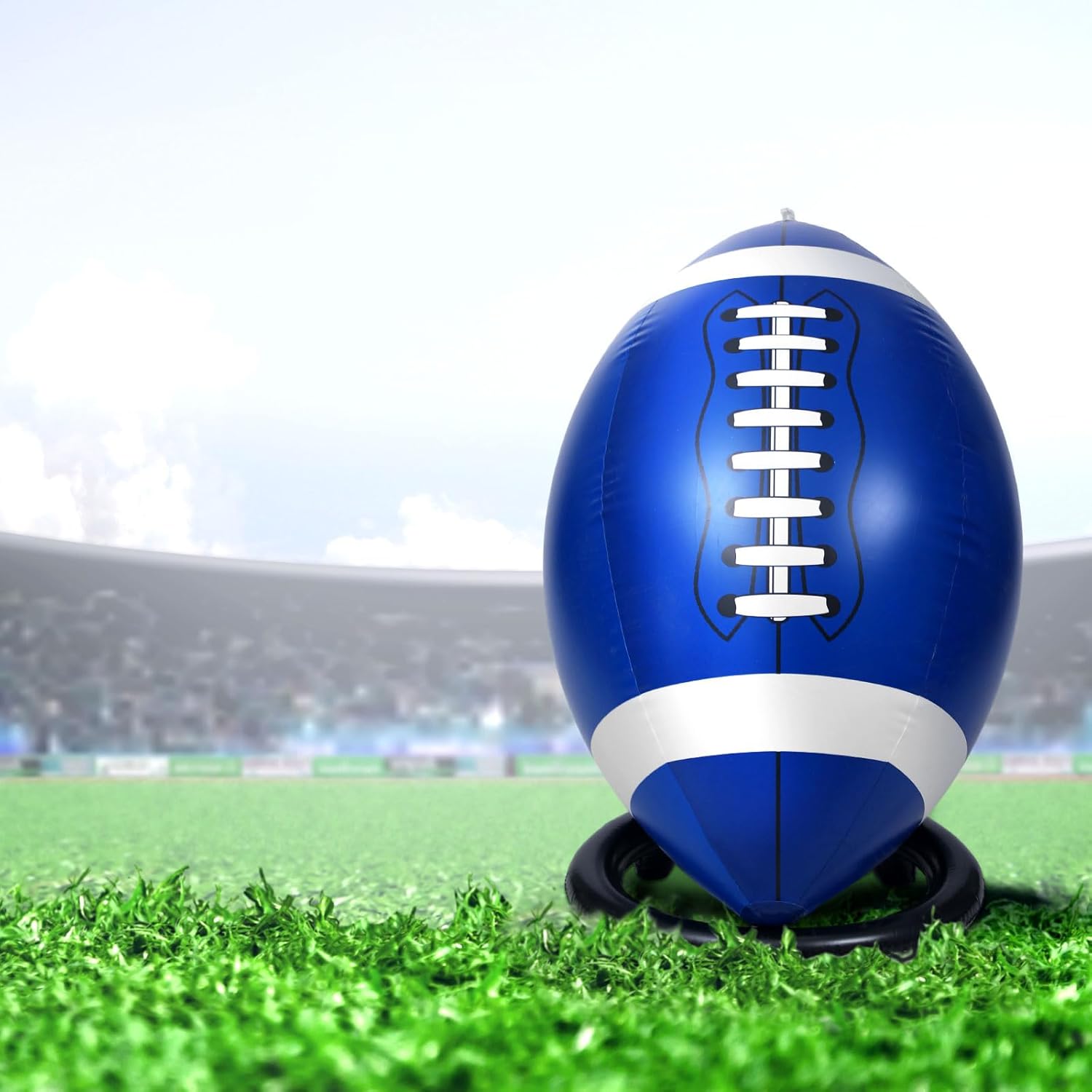 Bencailor 37 Inch Giant Jumbo Inflatable Football with Tee Set Fun Football Party Decorations Large Blow up Football for Games Sports Themed Supplies Decor Photo Props Birthday Gifts image 6 of 6 B0CJL2HZRT