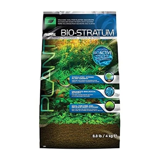 Fluval 12697 Natural Mineral-Rich Volcanic Soil Bio Stratum for Planted Tanks, 8.8 lbs. - Aquarium Substrate for Healthy Plant Development, Growth, and Color