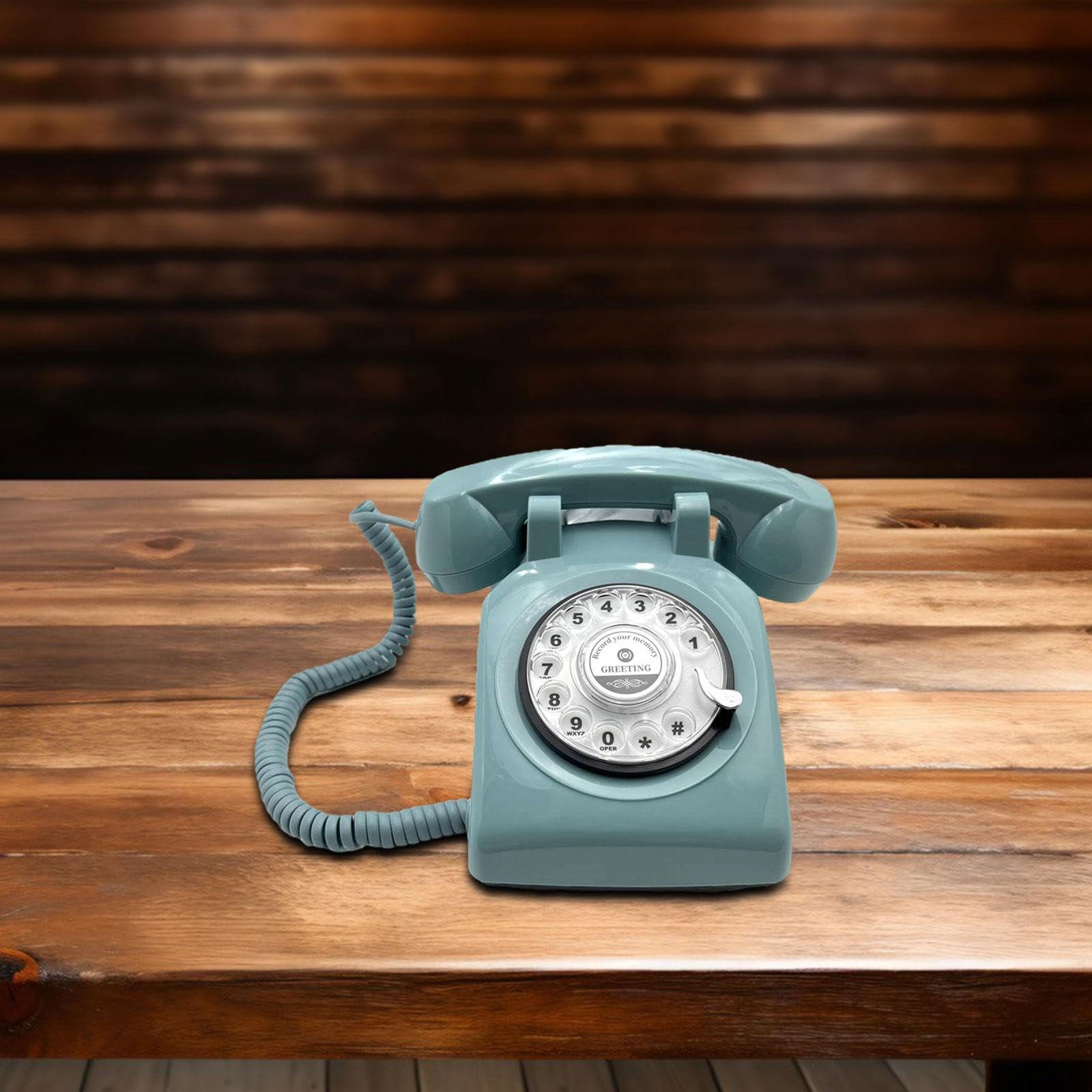 rockible Audiolibro per Matrimoni con Registrazione di Messaggi Vocali, Blu
