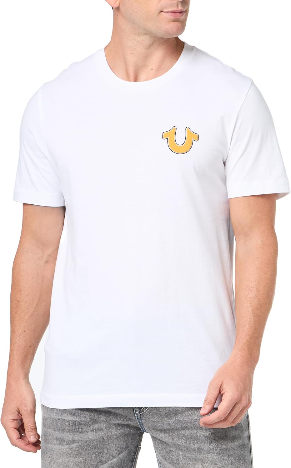 True Religion Men's Ss Shoey News Tee