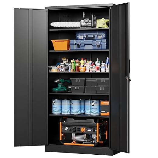 Letaya 72" Metal Garage Storage Cabinet