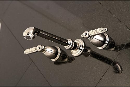 Miniatura 16 de Kingston Brass KS7122GL Grifo de baño georgiano, 10-7/16 pulgadas en alcance de la boquilla, latón pulido Latón pulido,Cobrizo cepillado,cepillado