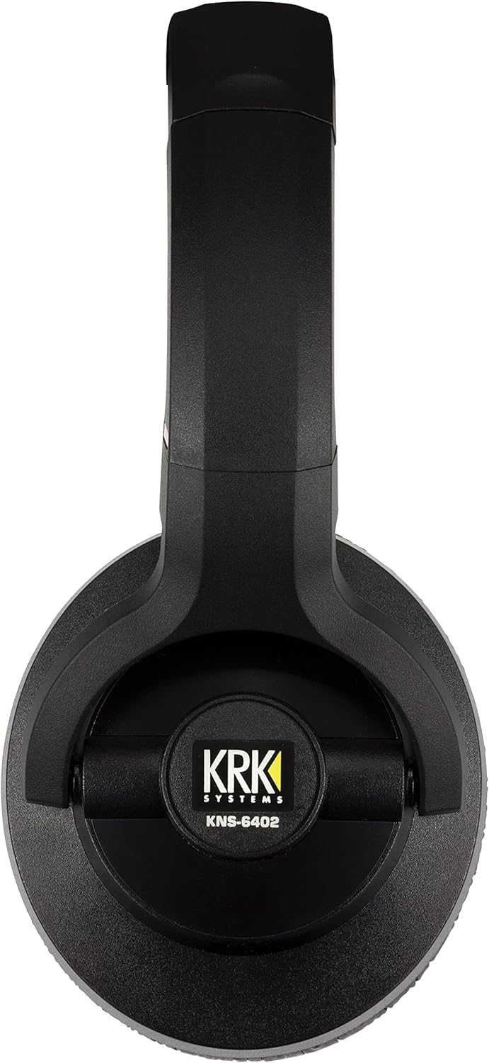KRK KNS 8400 On-Ear Closed Back Circumaural Studio Monitor Headphones with Volume Control
