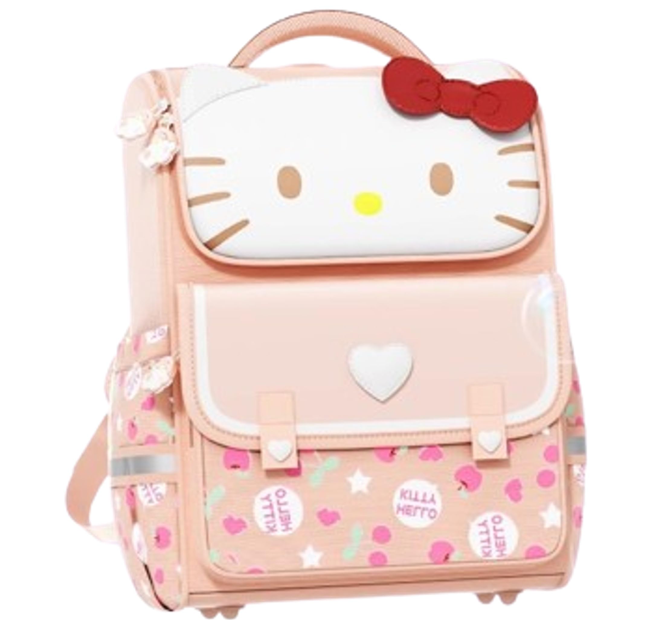 Many Rainbows Hello Kitty Japanese Cartoon Character Backpack School Bag