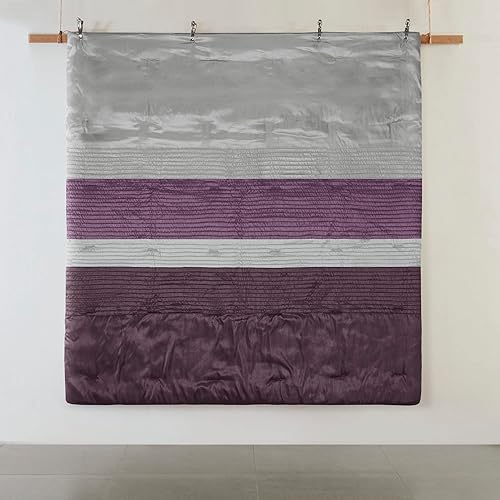 Miniatura 11 de Madison Park - Juego de edredón Amherst, de seda sintética, diseño contemporáneo, fundas y faldón de cama, almohadas decorativas, tamaño Queen (90 x