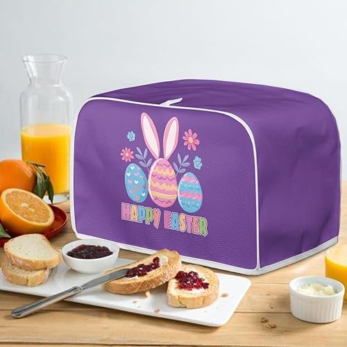 Vista 79 de Dreaweet Funda para tostadora de dibujos animados Kawaii Toast, de poliéster, se adapta a la mayoría de tostadoras de ranura larga de 4 rebanadas
