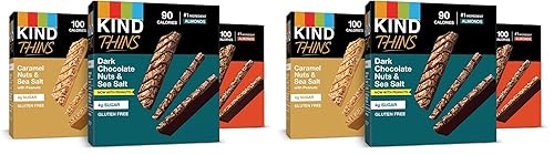Miniatura 6 de KIND Thins, Variety Pack, Gluten Free, 100 Calorie, 30 Count