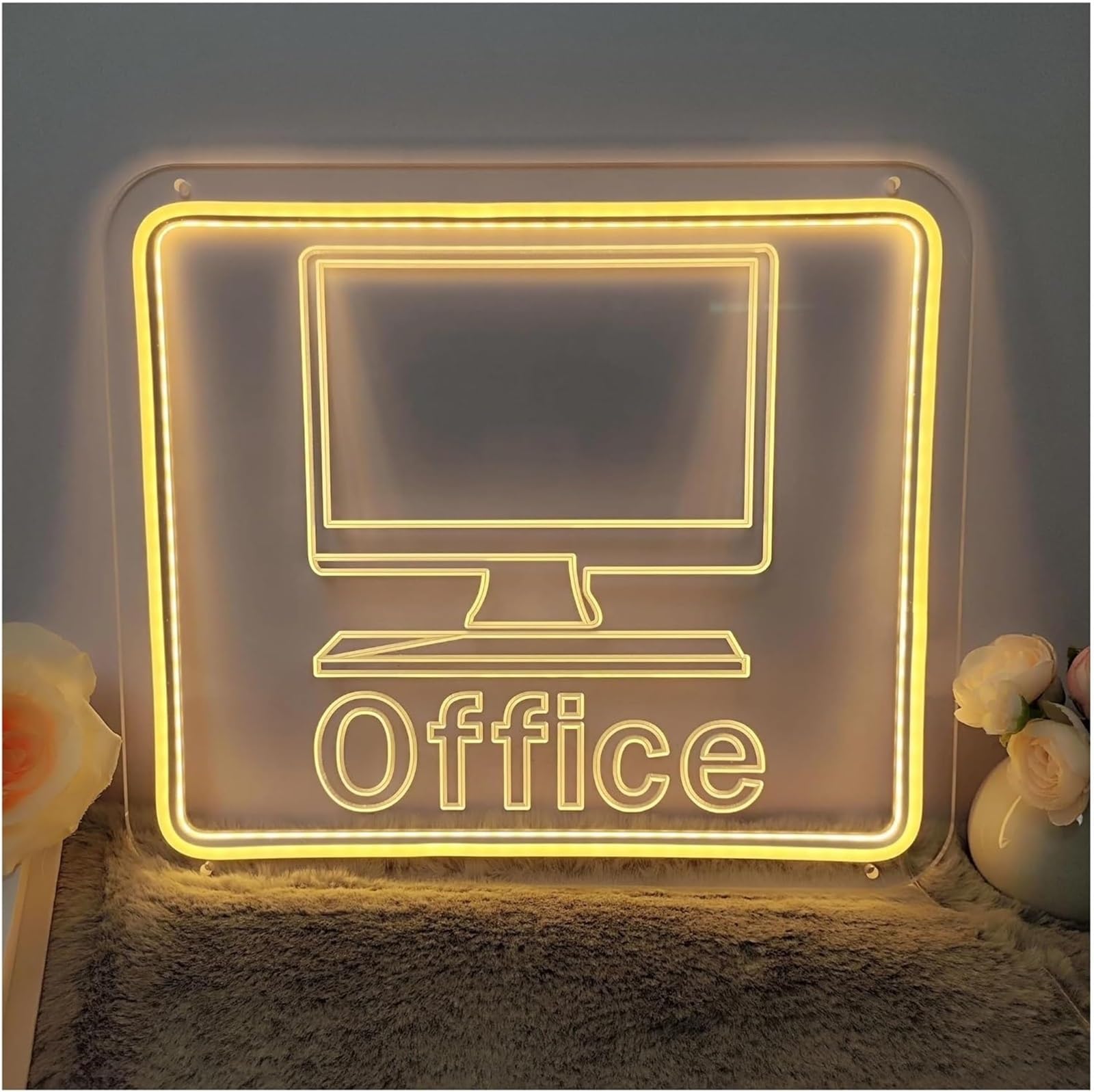 Zynther Neon lamp for neon lamp loanword 3D Carve Letter Office for Signs