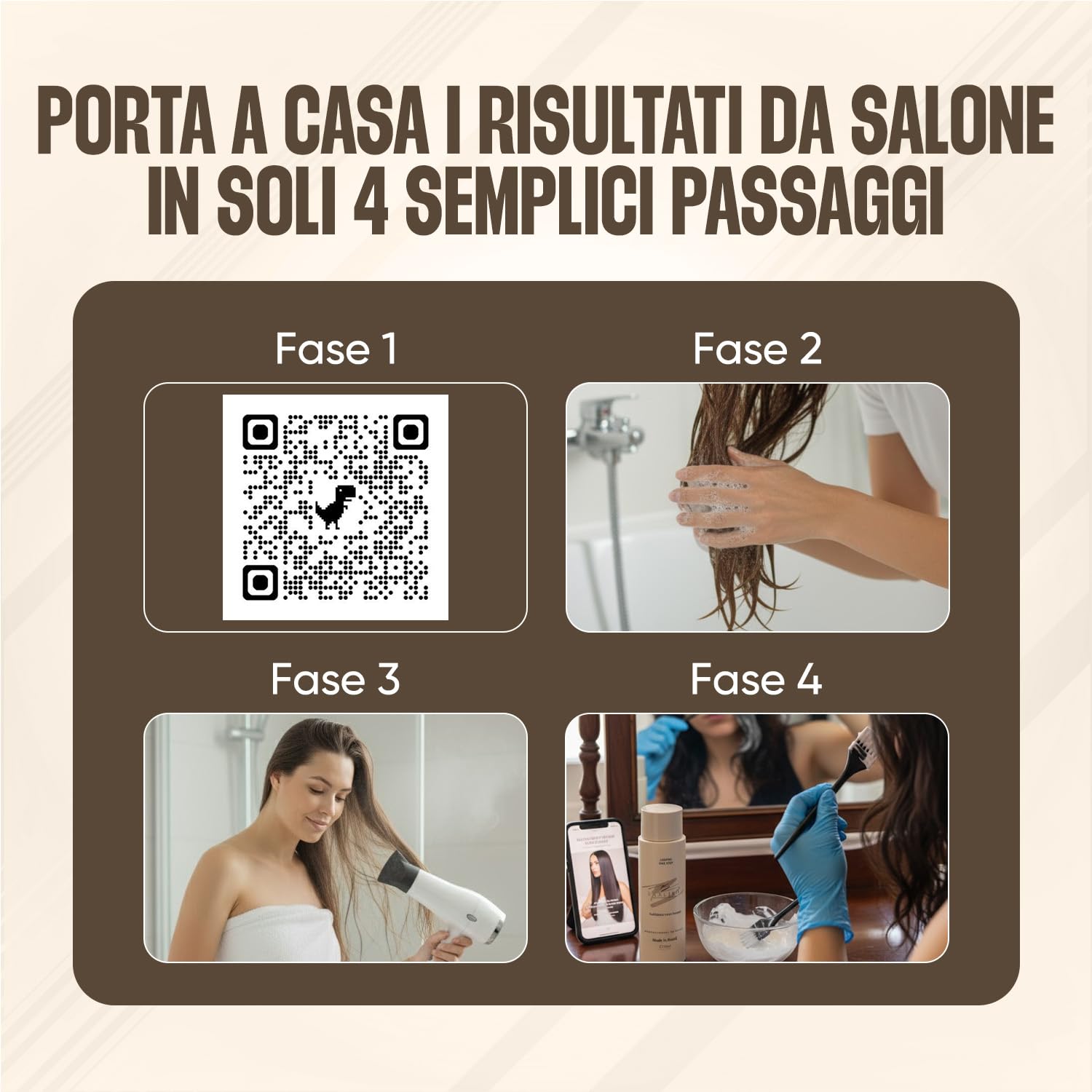 Stiratura Brasiliana Cheratina -150ml Keratina Lisciante Per Capelli, Cheratina Senza Formaldeide, Trattamento Lisciante Alla Professionale Levigatura Per Tutti i Tipi di Capelli