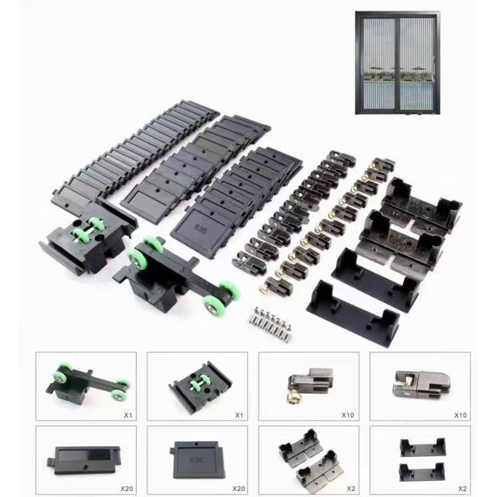 Wewnętrzne drzwi harmonijkowe z zamkiem, składane drzwi przesuwne do łazienki, szafy, spiżarni, łatwa instalacja, bez wiercenia, trwała rama aluminiowa