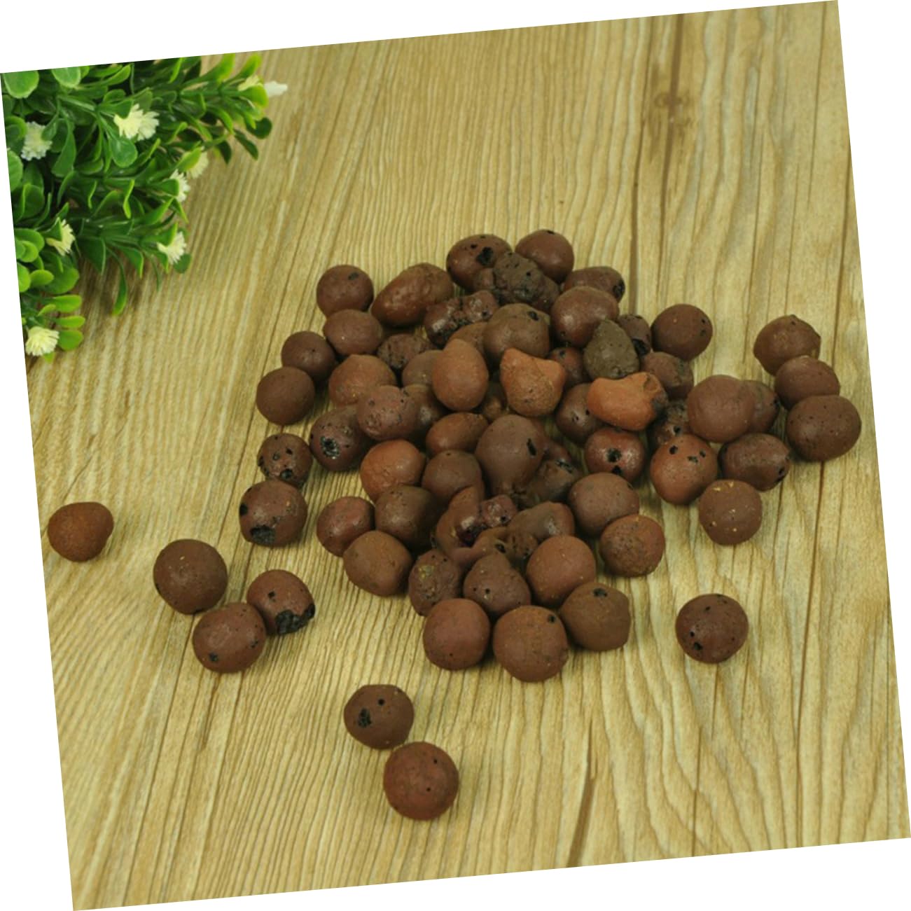 BESPORTBLE Blähton Pflanzkies 1 Kg Wasser und Luftspeichernd 0,5–1cm Tonkies für Garten Hydrokultur Bodendecker für Pflanzenwachstum und Drainage