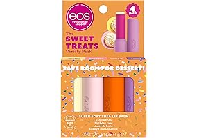 eos Super Soft Shea Lip Balm Sticks - Lip Care Variety Pack for Teens
