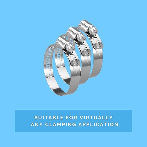 Miniatura 4 de Caja de 10 abrazaderas para manguera KE36BX, de Koehler Enterprises, Plateado