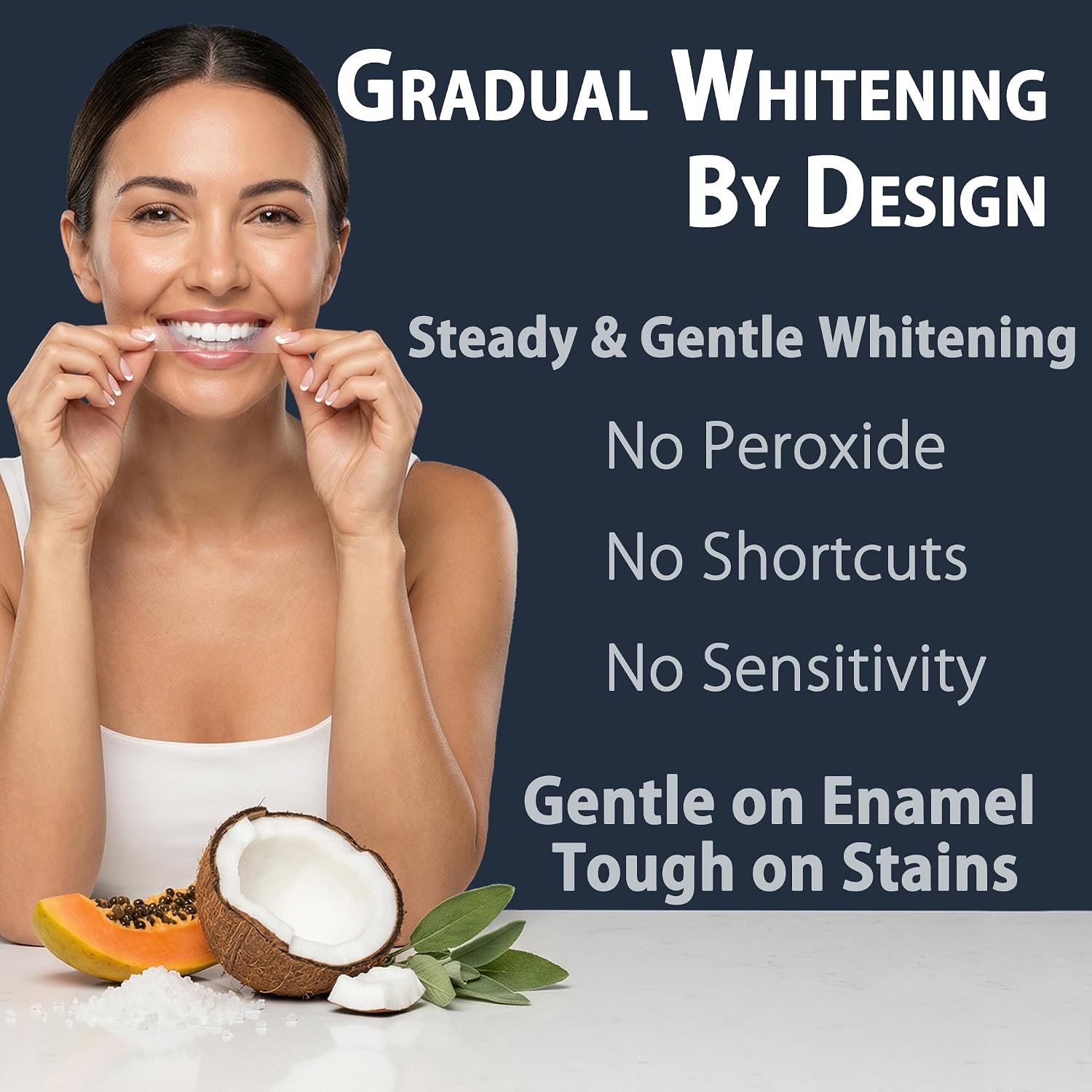 Teeth Whitening Strips for Sensitive Teeth, 28 Treatments, 56 Count image 5