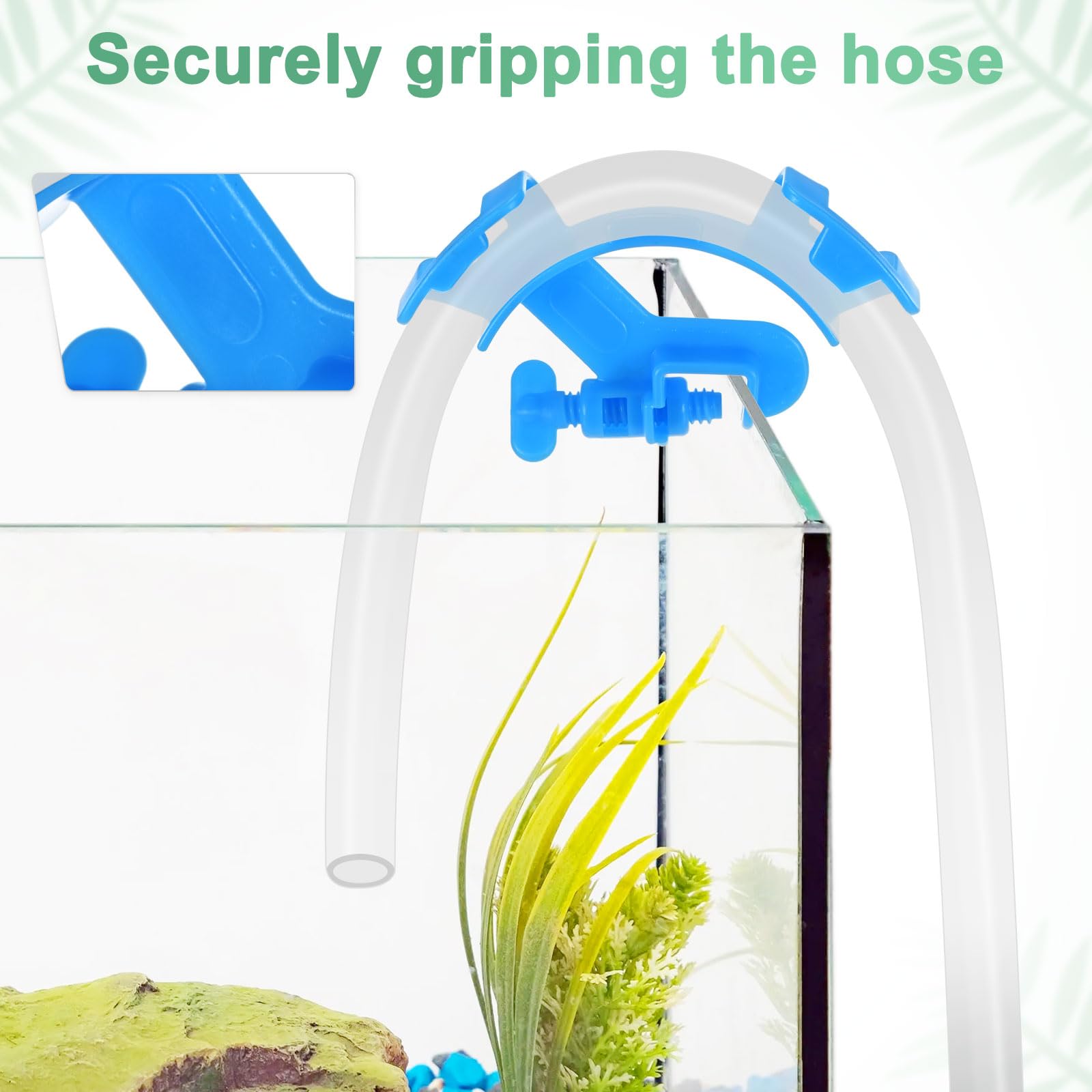 M METERXITY 6-Pack Aquarium Water Pipe Clamp - Image 2