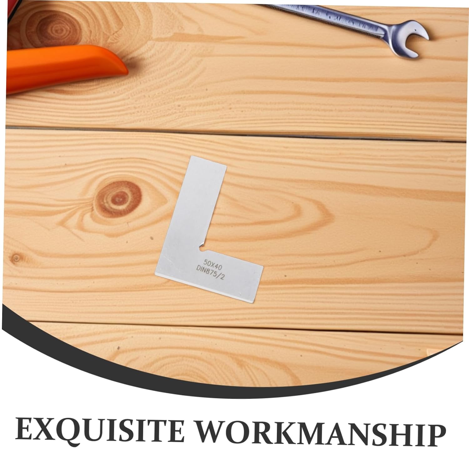 Steel Angle Protractor Gauge for Precision Woodworking and Construction Projects Lightweight and Portable Design for Easy Use