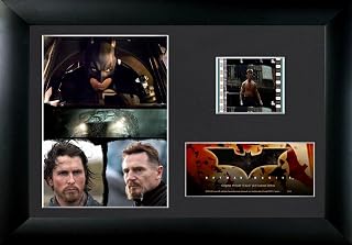 FILMCELLS DC Comics Batman Begins 7 x 5 MiniCell | MiniCell film collectible | Desk, shelf or office display | Batman collector gift