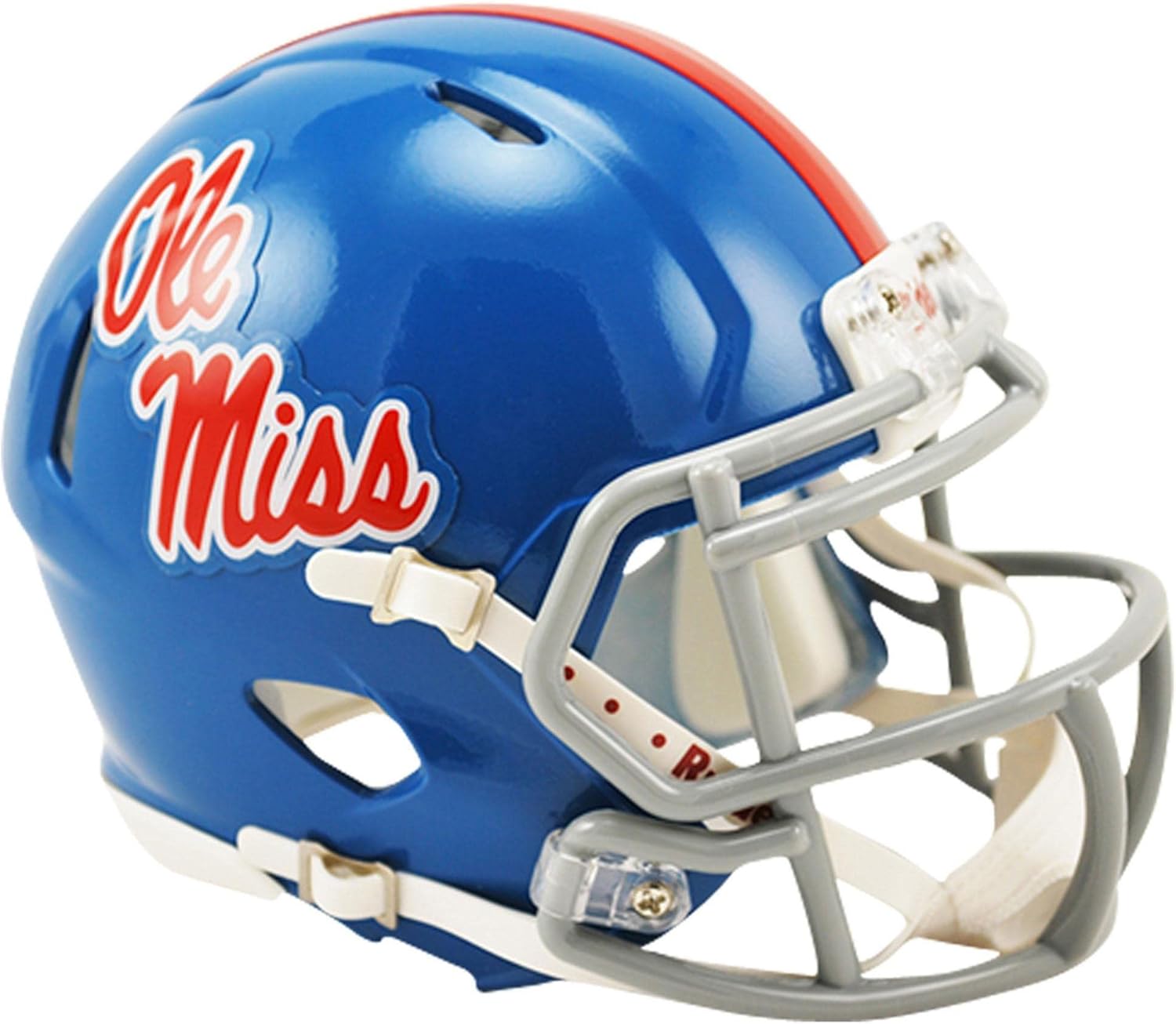 Mississippi Rebels Riddell Speed Mini Replica Powder Blue Football Helmet